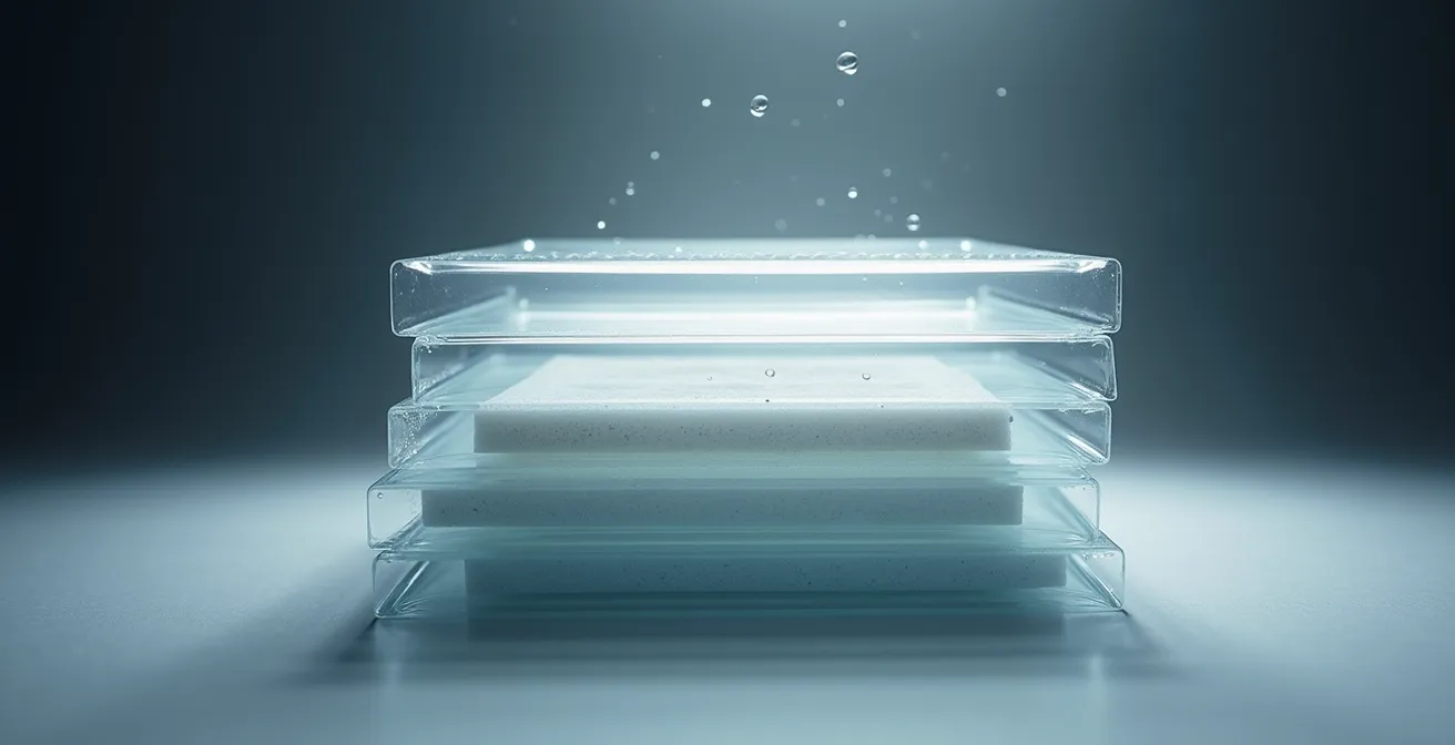 Sistema di imballaggio multilivello con protezioni progressive contro l'umidità