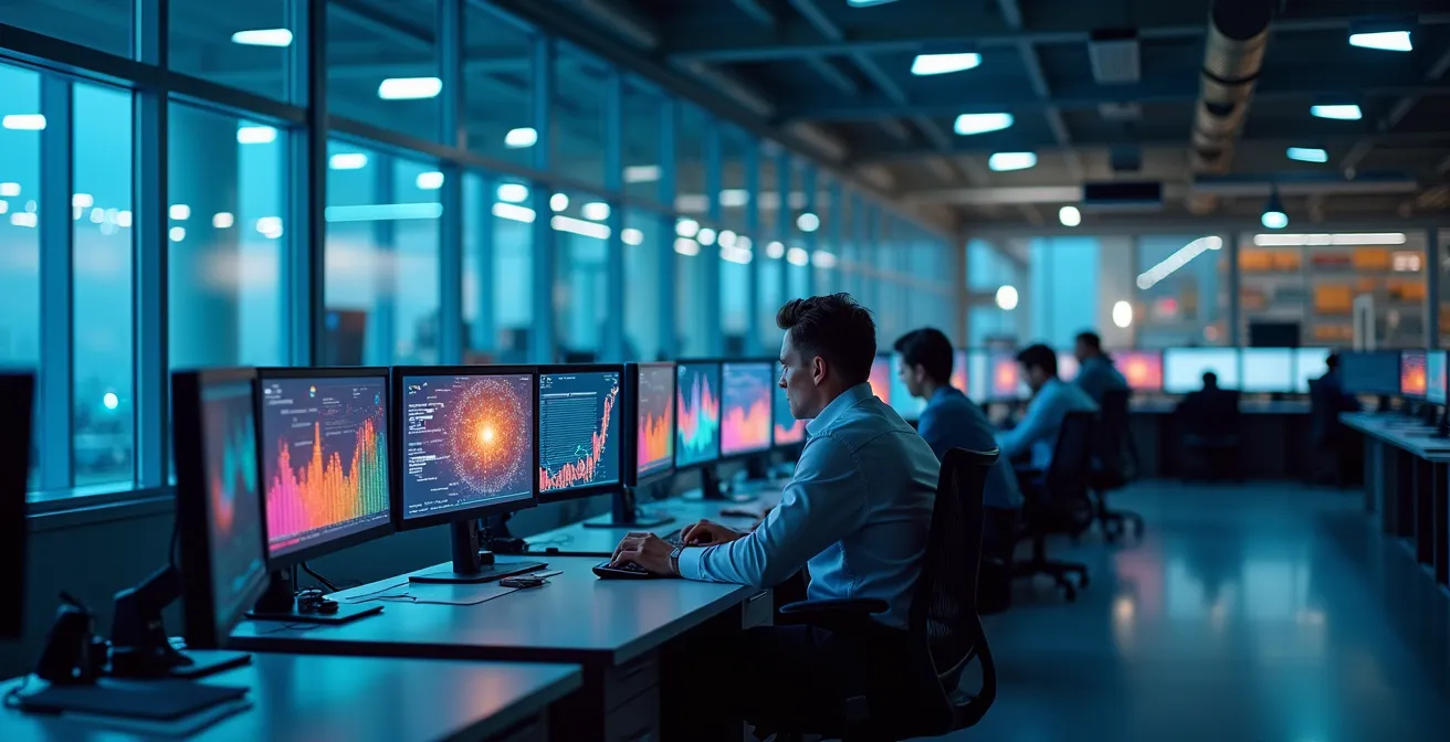 Integrazione API tra sistemi 3PL e piattaforma aziendale visualizzata attraverso connessioni di rete