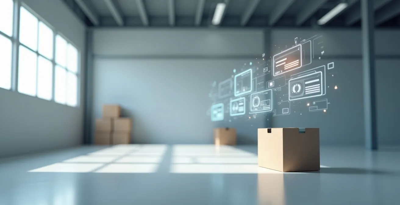 Visualizzazione del flusso di pagamento automatizzato tramite smart contract nella consegna merci